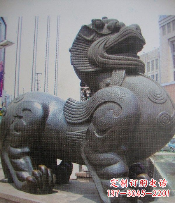 郴州中领雕塑:精致貔貅古代神兽铜雕