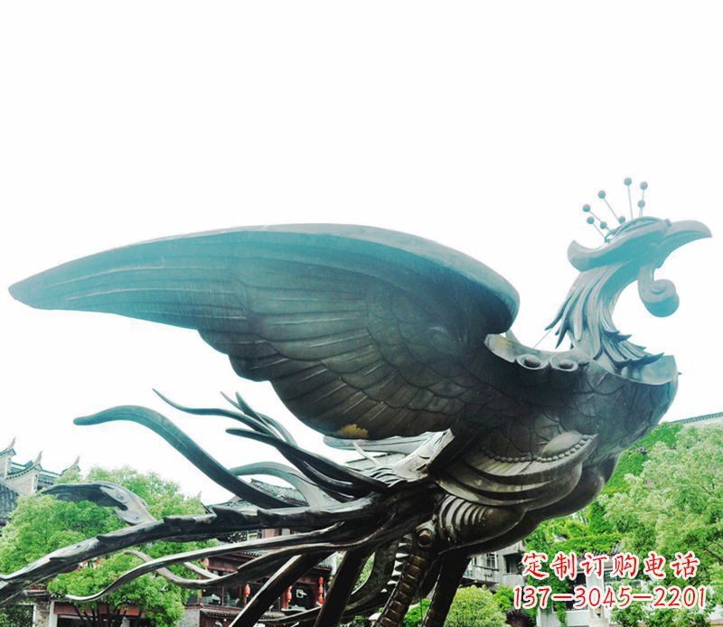 郴州青铜凤凰雕塑