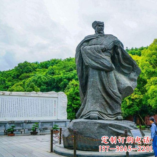 郴州汇聚历史荣光——中领雕塑诸葛亮雕塑