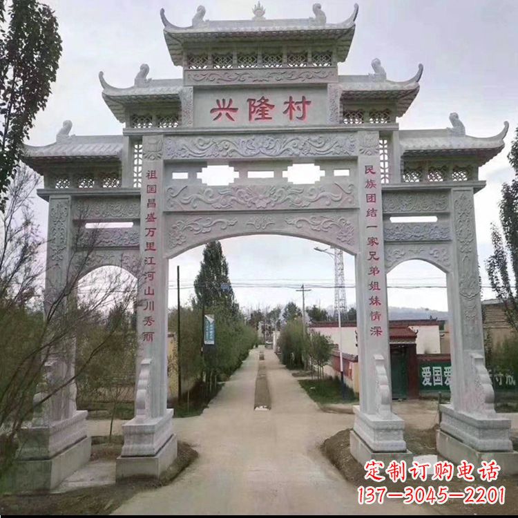 郴州牌坊雕塑--武当山艺术之美