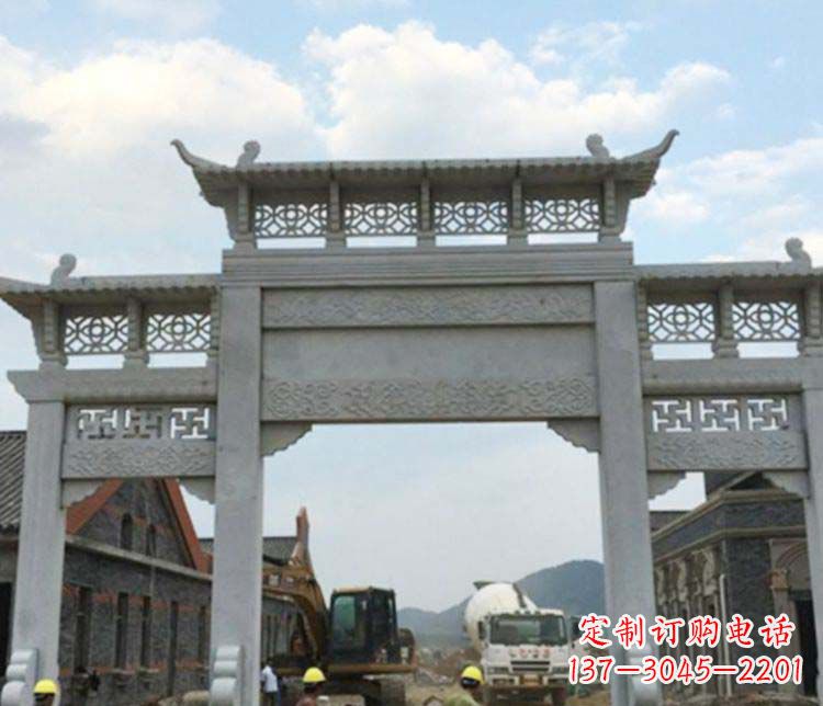 郴州牌坊大理石石雕:显露美丽的古典风情