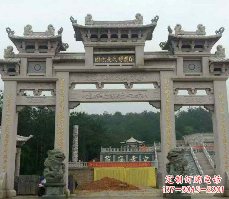 郴州中领雕塑:顶级大理石牌坊石雕