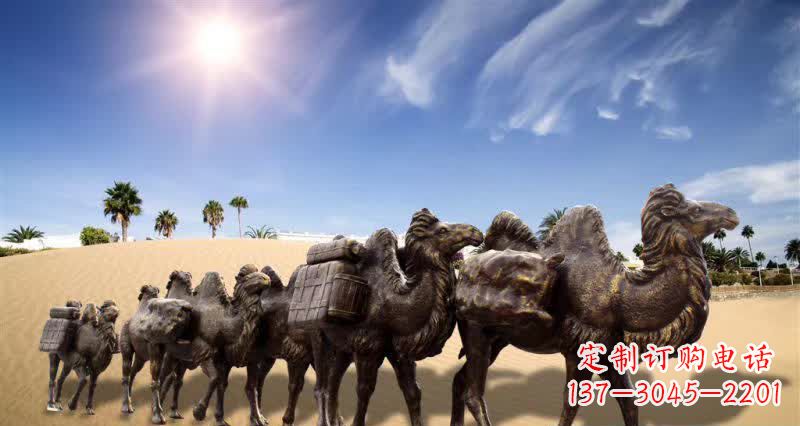 郴州中领雕塑沙漠骆驼铜雕制作工艺与定制标准