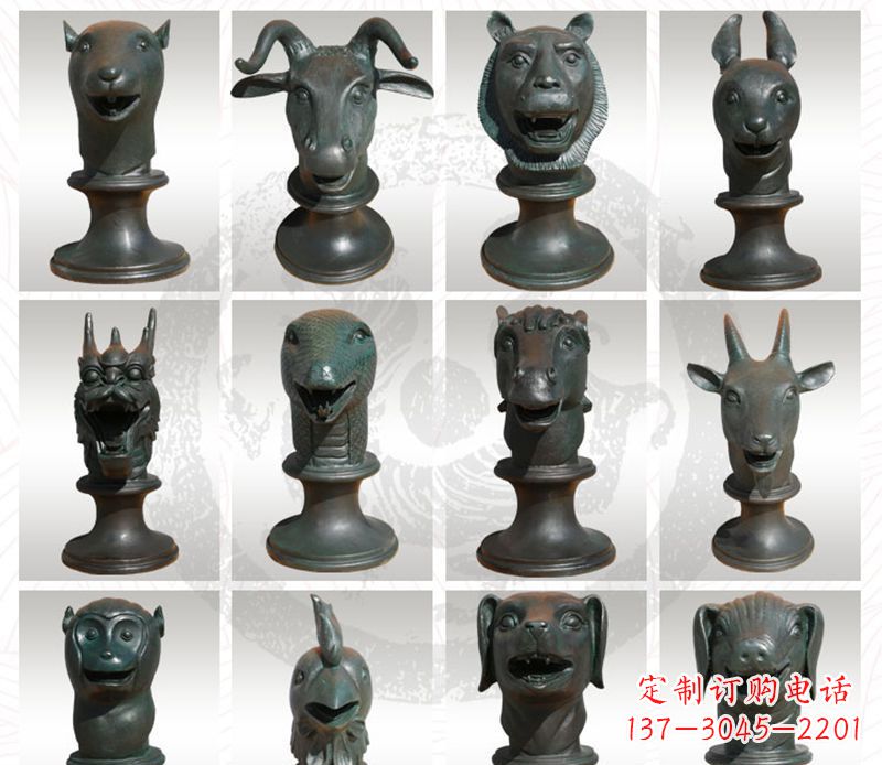 郴州限量版十二生肖铜雕塑