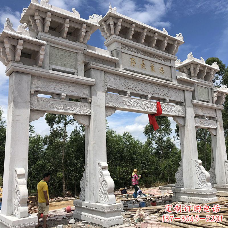 郴州石雕牌坊陵墓雕塑，让你的家族历史永载史册