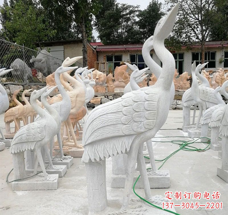 郴州石雕小仙鹤