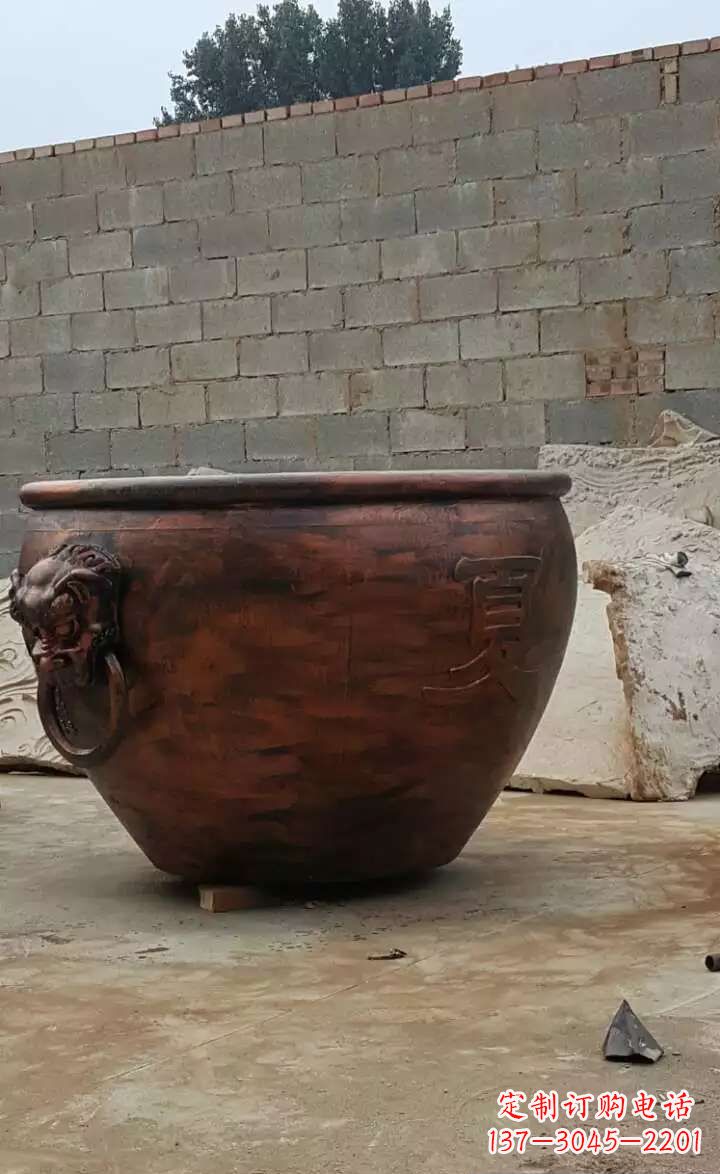 郴州水缸铜雕