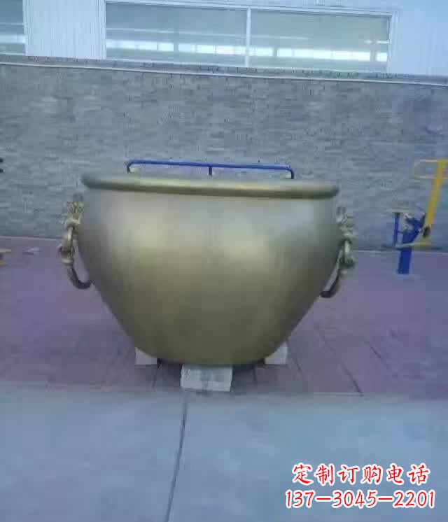 郴州水缸铜雕塑