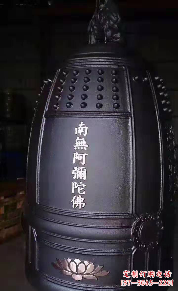 郴州寺庙铜钟雕塑户外景观雕塑