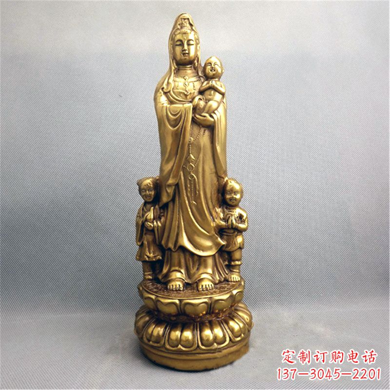 郴州送子观音纯铜雕塑