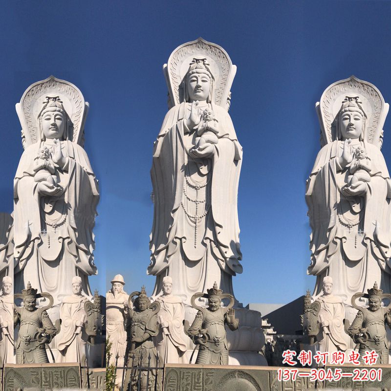 郴州送子观音大型石雕塑