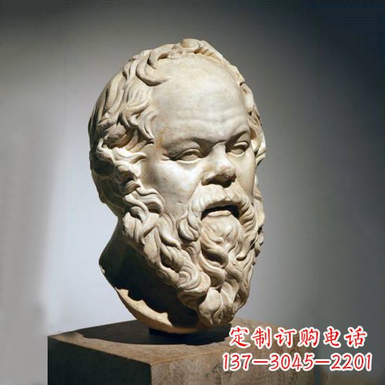 郴州苏格拉底石雕头像