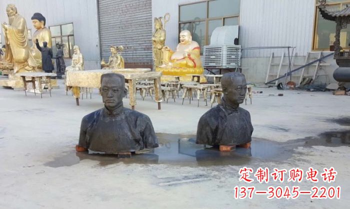 郴州陶行知半身像铜雕