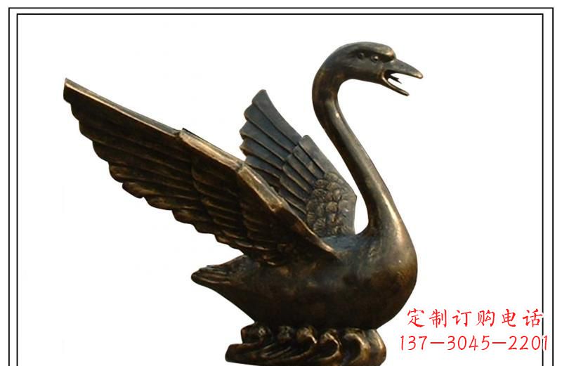 郴州天鹅喷泉铜雕