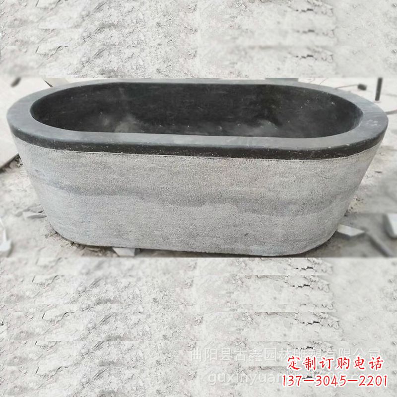 郴州庭院养鱼石雕水槽