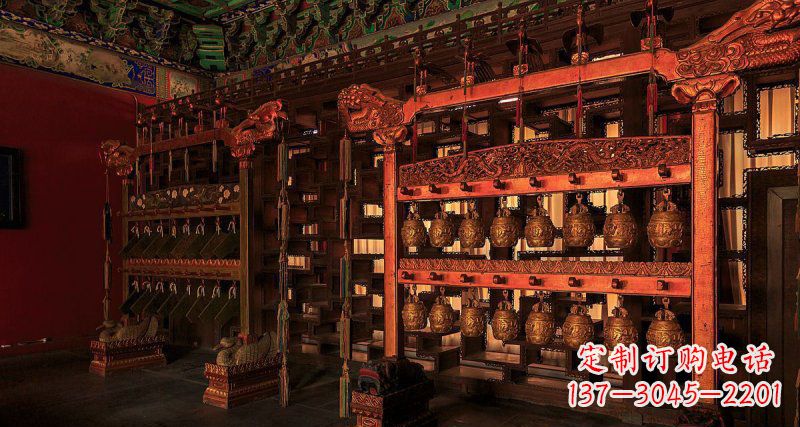 郴州铜编钟古代乐器铜雕