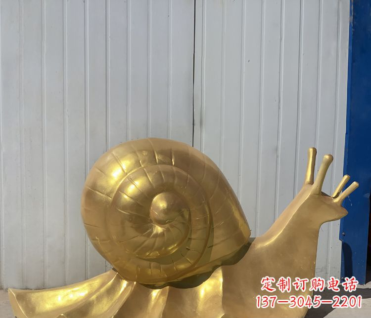 郴州铜雕创意蜗牛雕塑