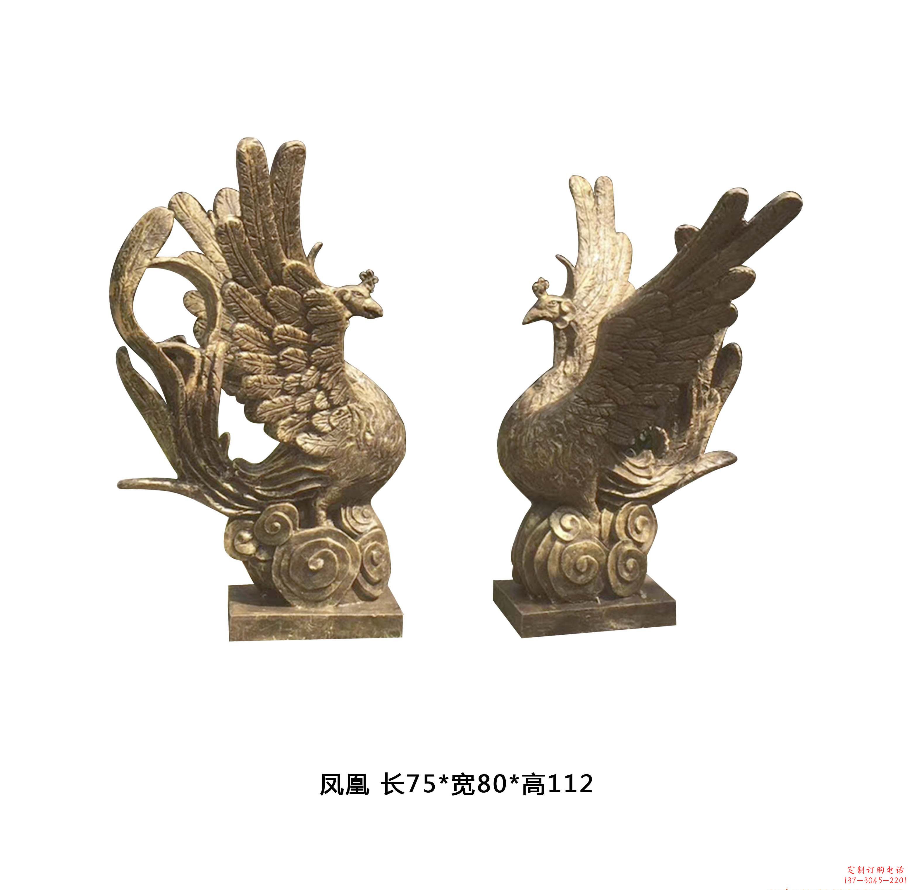 郴州铜雕凤凰雕塑