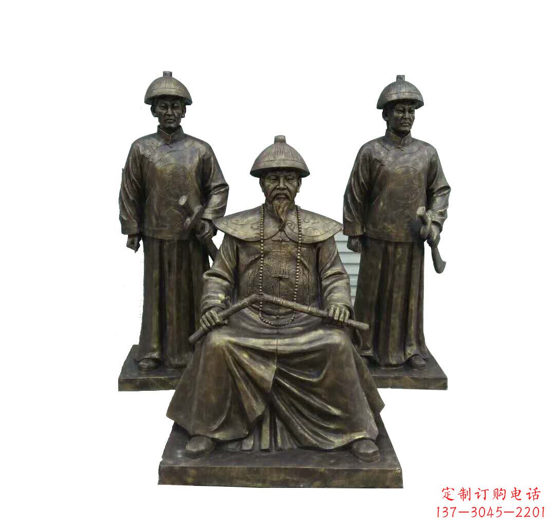 郴州铜雕古代名人林则徐