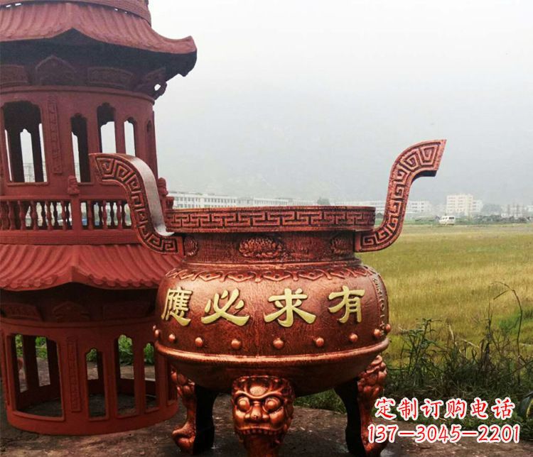 郴州铜雕景观香炉