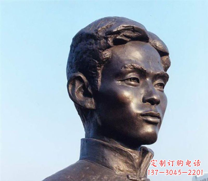 郴州铜雕人物头像