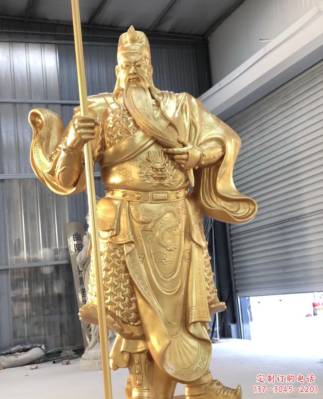 郴州铜雕武财神雕塑