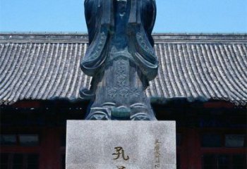 郴州传承古代文化——青铜孔子雕塑