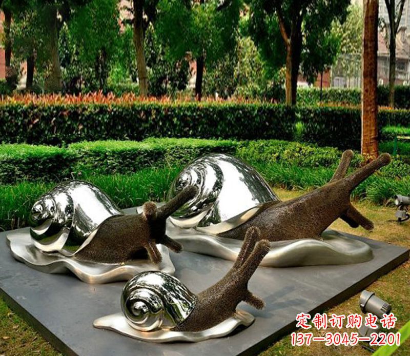 郴州蜗牛雕塑不锈钢