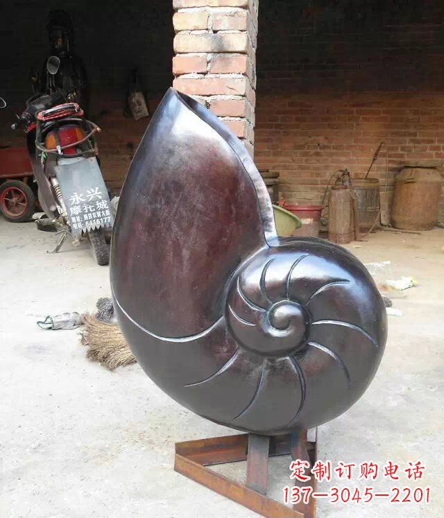 郴州蜗牛公园景观动物铜雕