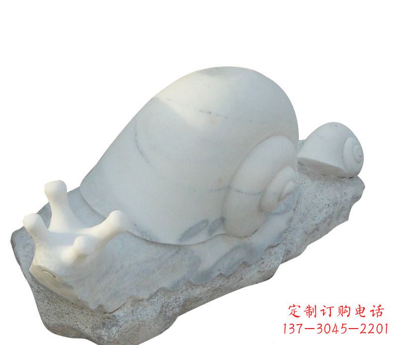 郴州蜗牛石雕公园动物摆件