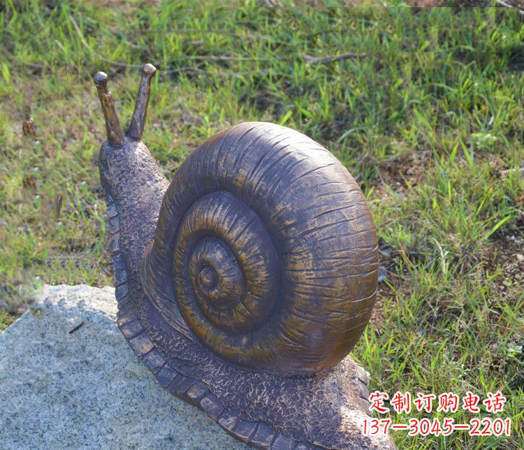 郴州蜗牛铜雕