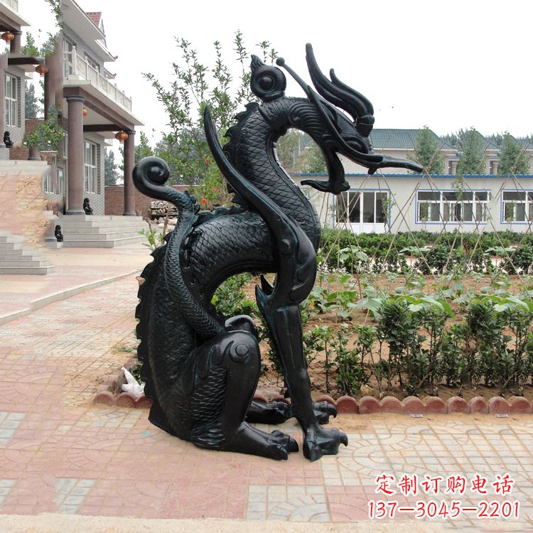 郴州西方龙动物神兽雕塑