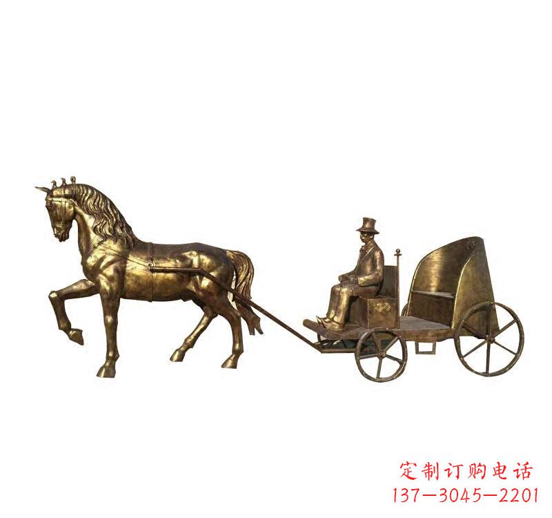 郴州西方马车铜雕