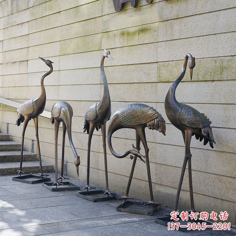 郴州仙鹤不锈钢雕塑