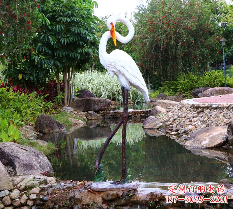 郴州仙鹤雕塑摆件