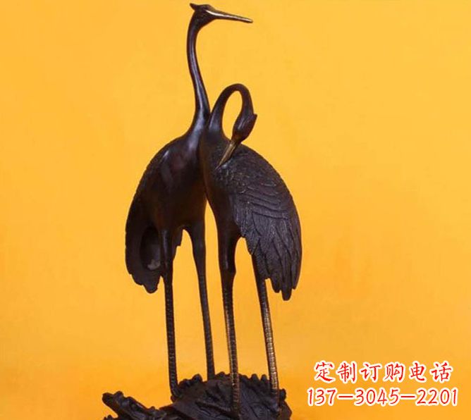 郴州仙鹤雕塑铜