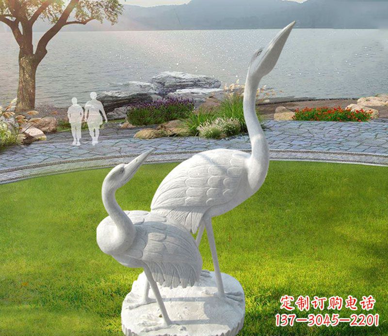 郴州仙鹤石雕公园动物雕塑