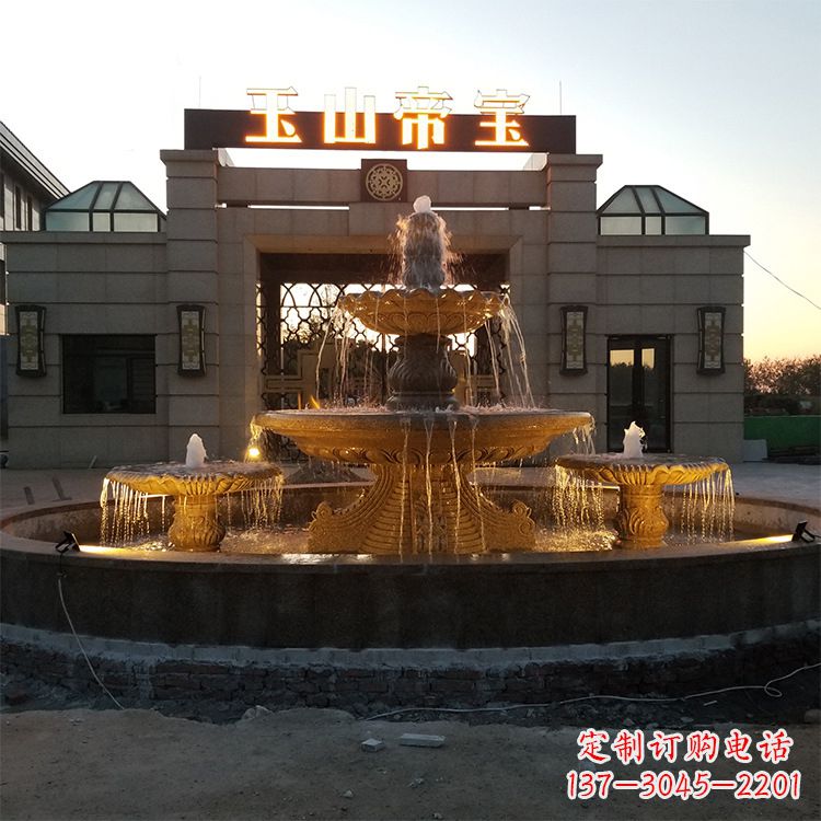 郴州小区广场欧式水景石雕喷泉
