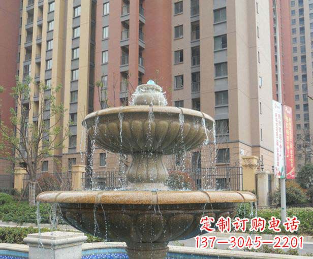 郴州小区景观大理石喷泉石雕