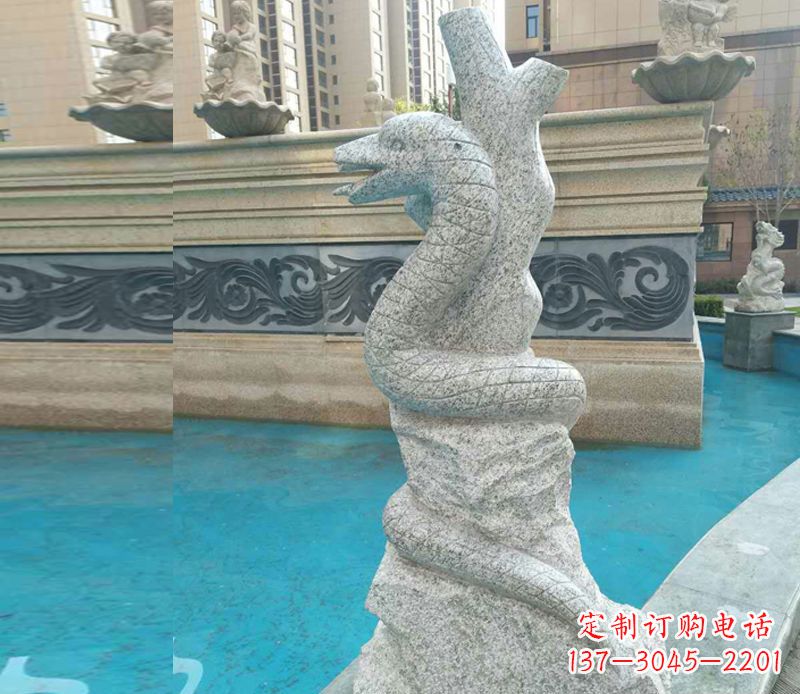 郴州小区十二生肖雕塑动物石雕