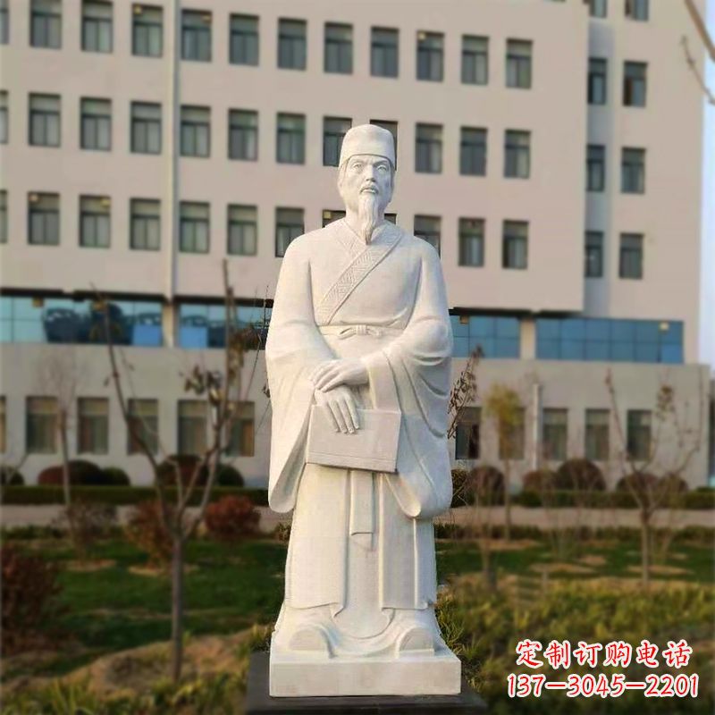 郴州校园名人汉白玉雕塑医院医学院古代著名人物雕像