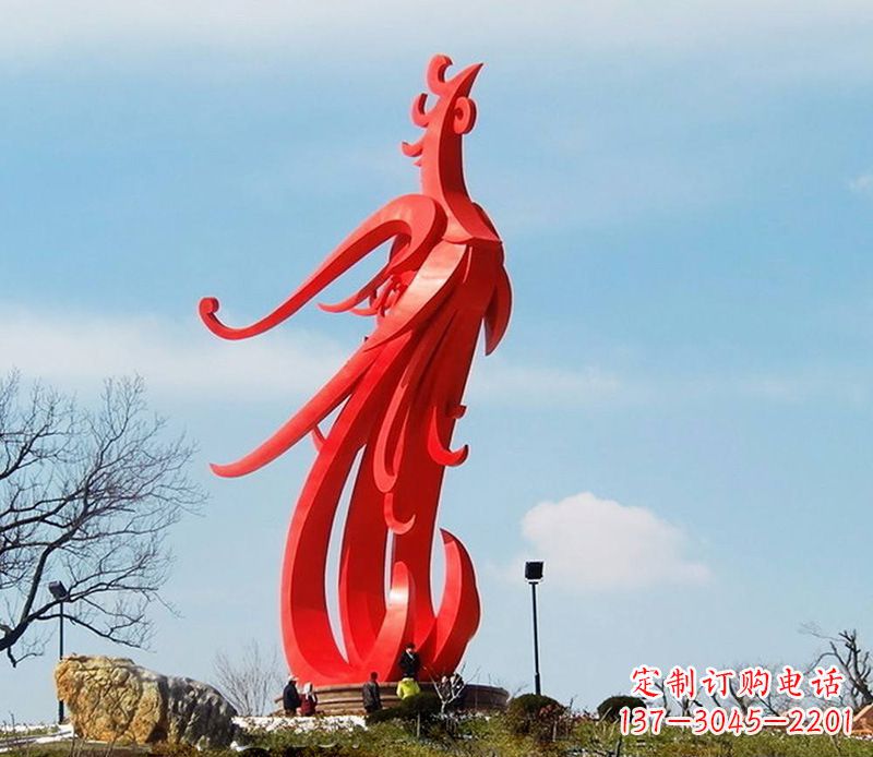 郴州园林不锈钢凤凰雕塑