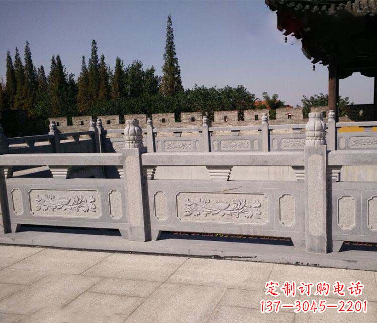 郴州园林仿古石栏板景观石雕 (2)