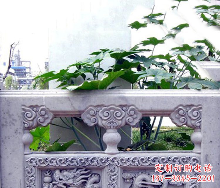 郴州园林仿古石栏板景观石雕 (6)