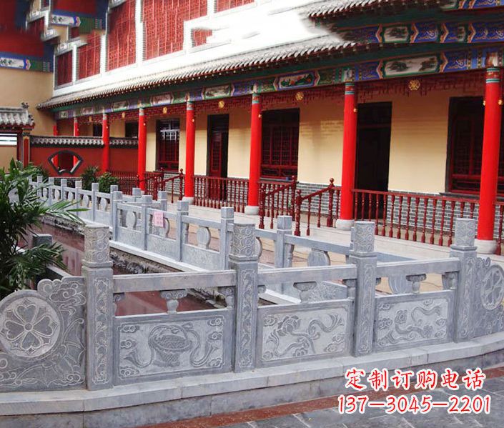 郴州园林仿古石栏板景观石雕 (12)