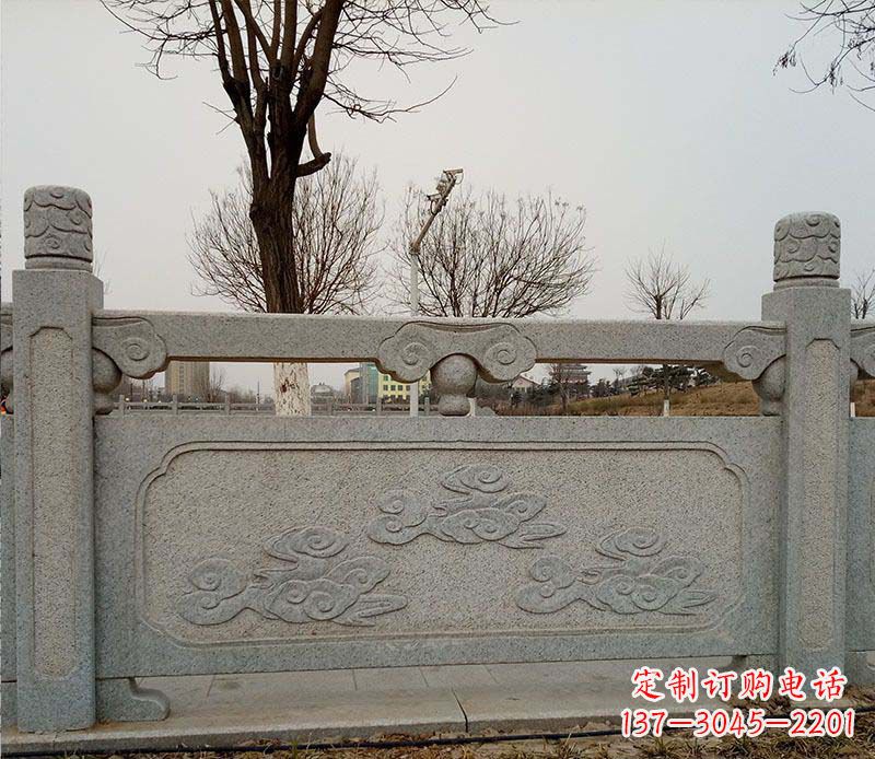 郴州园林护城河石栏板景观石雕