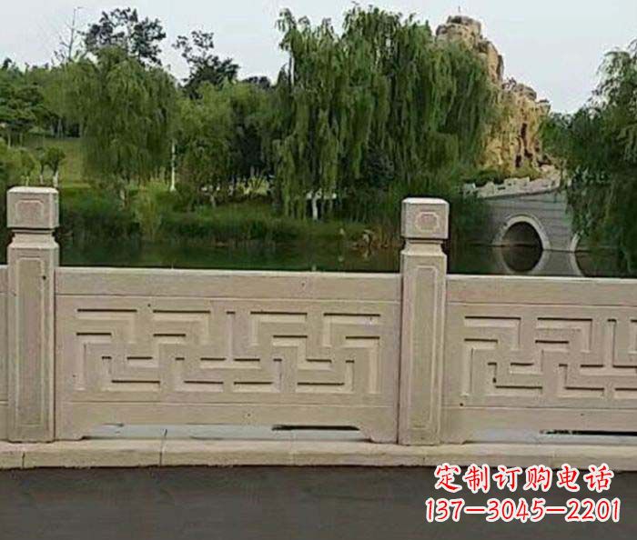 郴州园林景观大理石栏板石雕 (4)