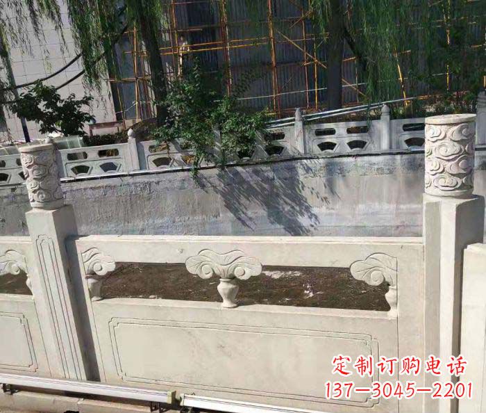 郴州园林景观大理石栏板石雕 (6)