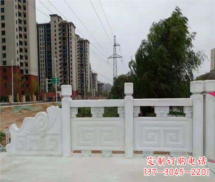 郴州园林景观大理石栏板石雕 (5)
