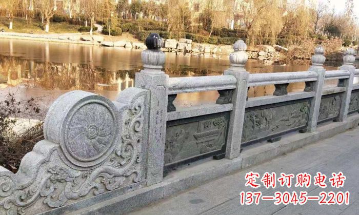 郴州园林景观大理石栏板石雕 (10)